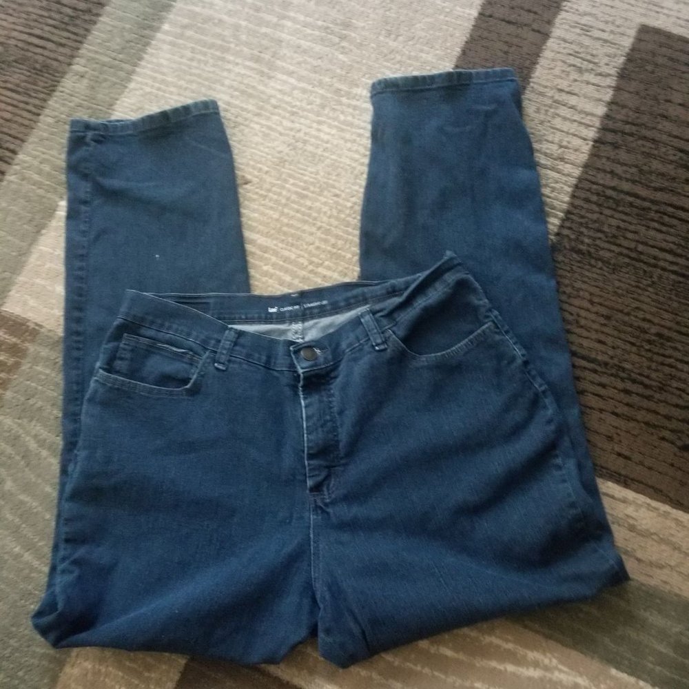 LEE CLASSIC FIT JEANS WOMENS PANTS DENIM SIZE  14 MEDIUM